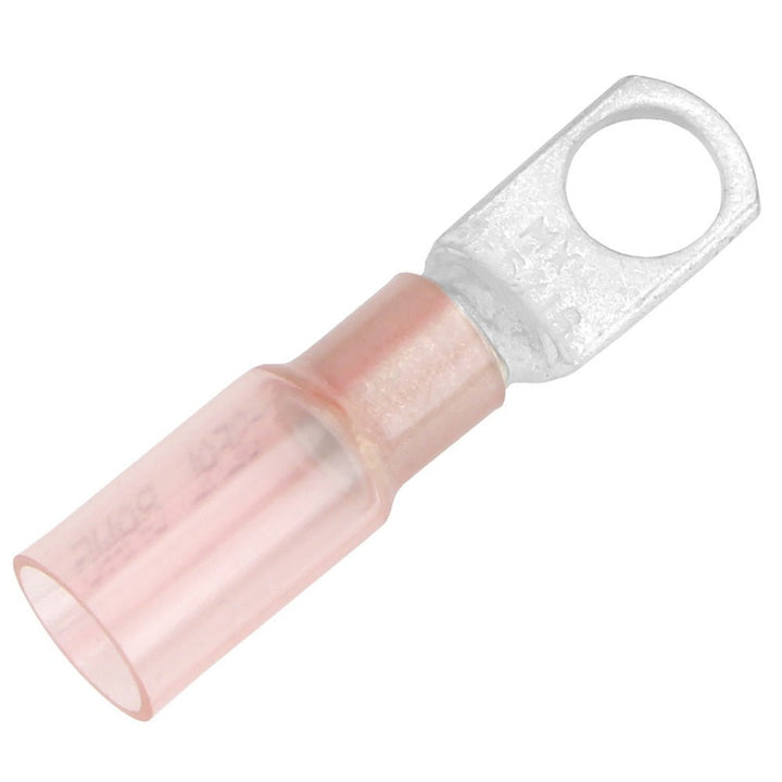 Pacer 8 AWG Heat Shrink Ring Terminal - 5/16" Stud Size - 25 Pack [TE8-56R-25] - Houseboatparts.com