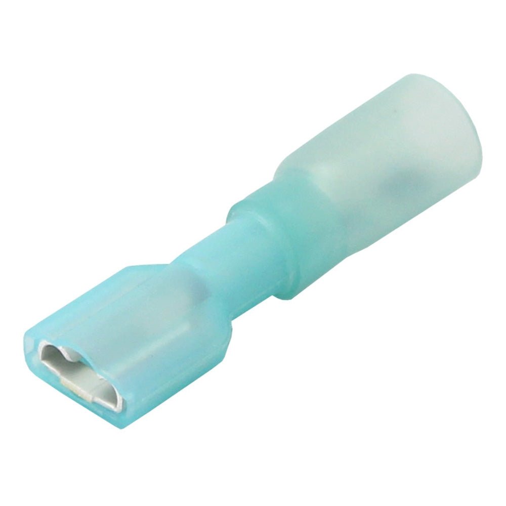 Pacer 16-14 AWG Heat Shrink Female Disconnect - 25 Pack [TDE14-250FI-25] - Houseboatparts.com