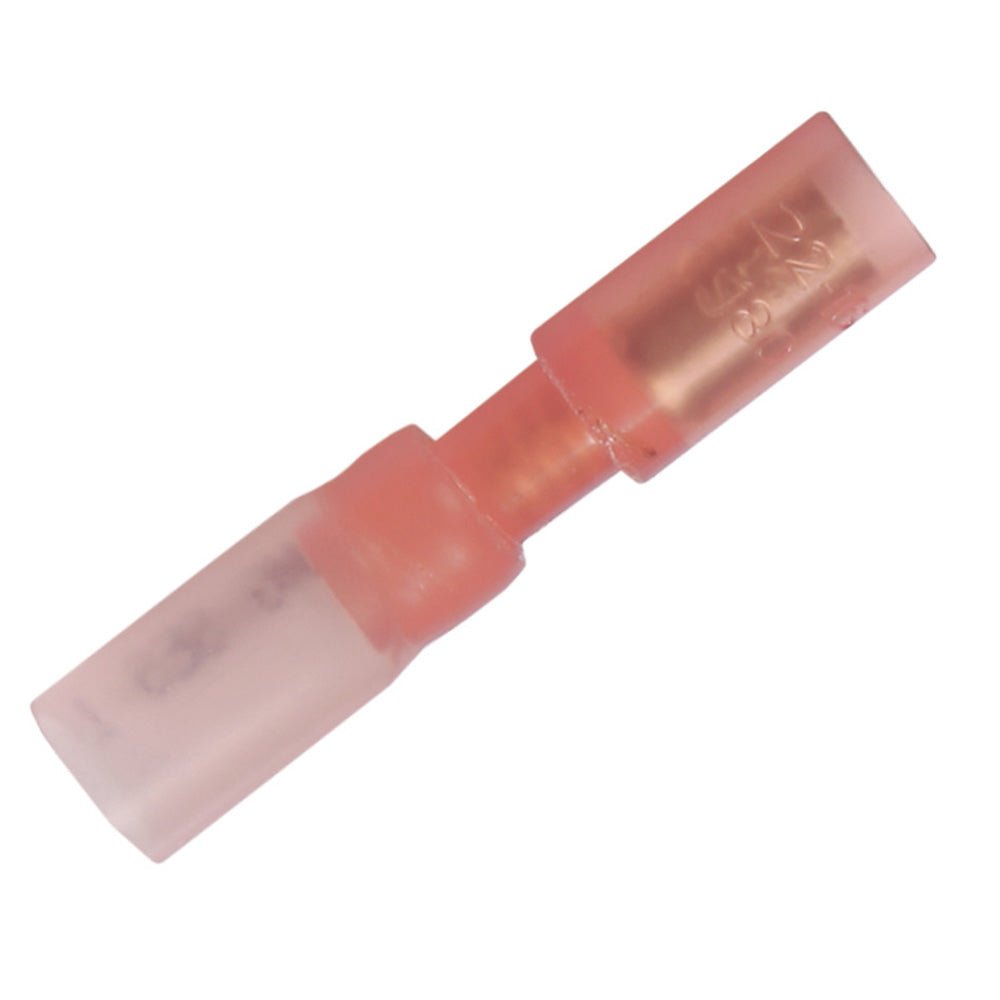 Pacer 22-18 AWG Heat Shrink Female Bullet Terminal - 25 Pack [TBRE18-156-25] - Houseboatparts.com