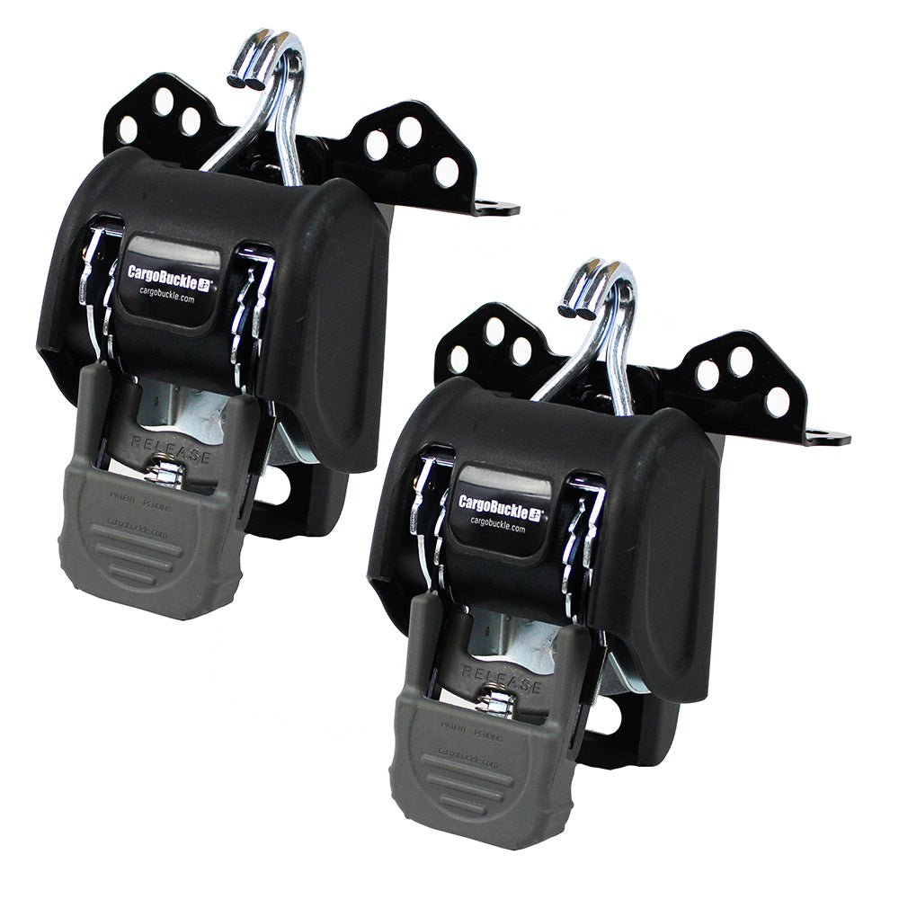 CargoBuckle Universal Ladder Rack Tie-Down System - 2" Retractable Tie-Down - 1 Pair [F153180] - Houseboatparts.com