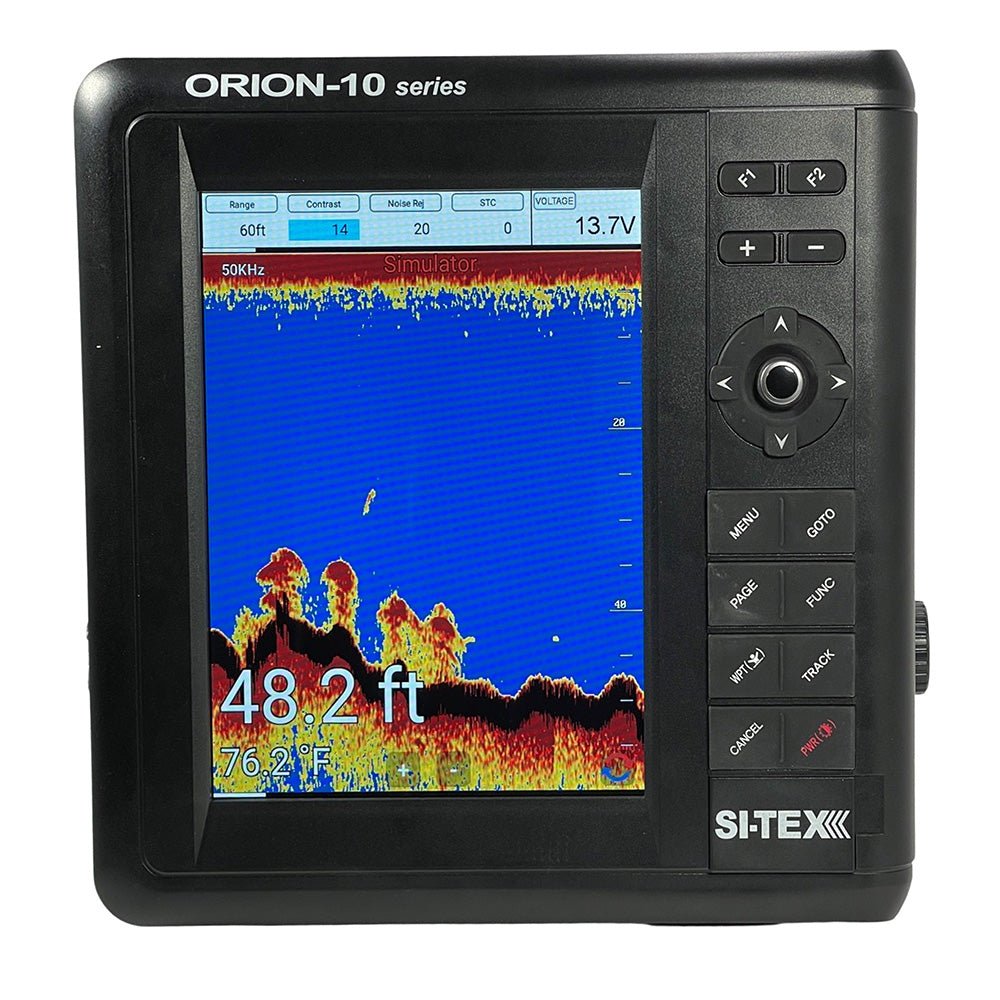 SI-TEX 10" Chartplotter/Sounder Combo w/Internal GPS C-MAP 4D Card [ORIONCF] - Houseboatparts.com