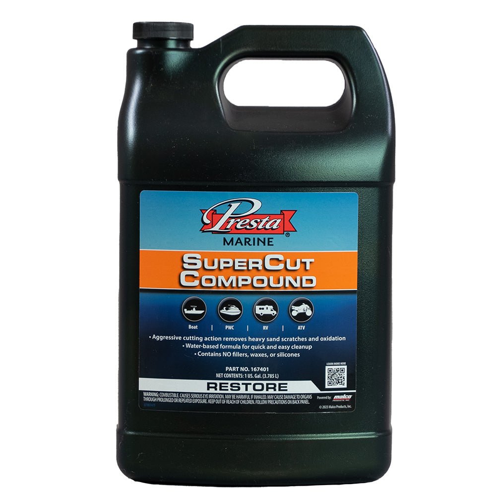 Presta Super Cut Compound - 1 Gallon [167401] - Houseboatparts.com