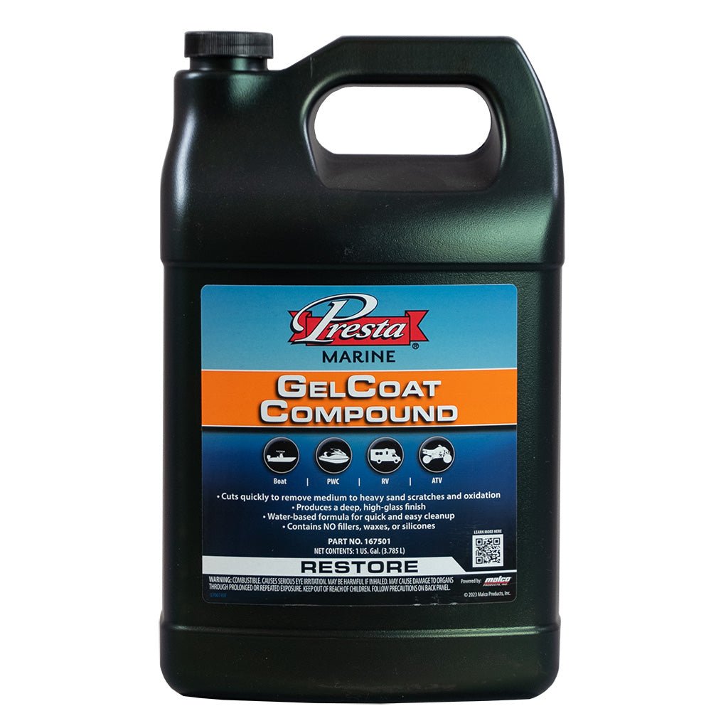 Presta Gel Coat Compound - 1 Gallon [167501] - Houseboatparts.com