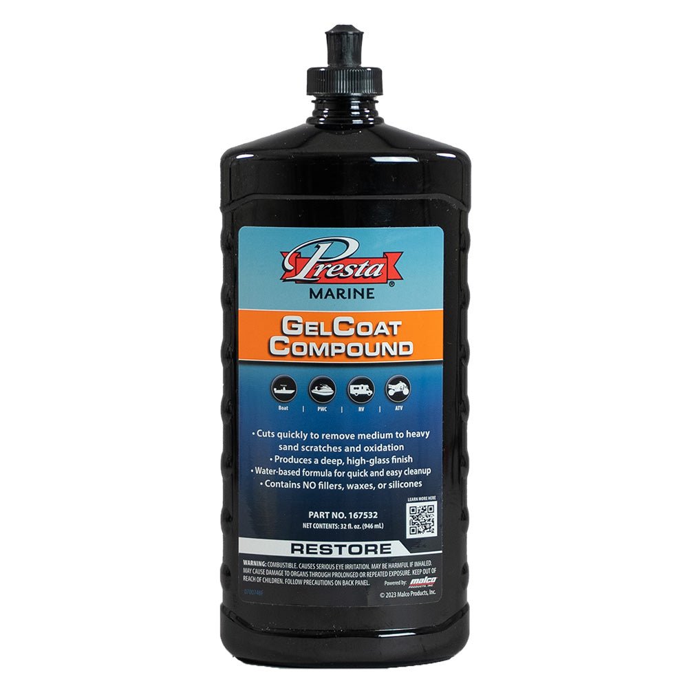 Presta Gel Coat Compound - 32 fl oz [167532] - Houseboatparts.com