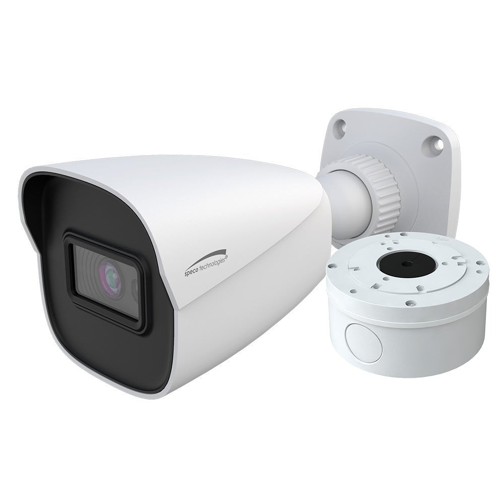 Speco 4MP H.265 AI Bullet IP IR Camera - 2.8mm Lens Junction Box [O4B9] - Houseboatparts.com