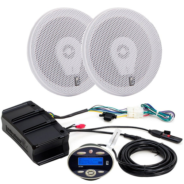 Poly-Planar Amplifier Package w/ME70BT MA-8505W Speakers [ME70BTW8505W] - Houseboatparts.com