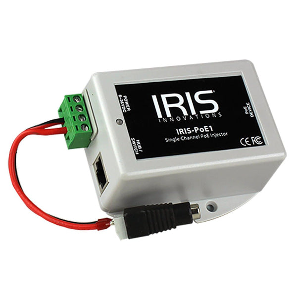 Iris Single Channel PoE Injector - 8-36VDC Input Voltage 48VDC Output [POE1] - Houseboatparts.com