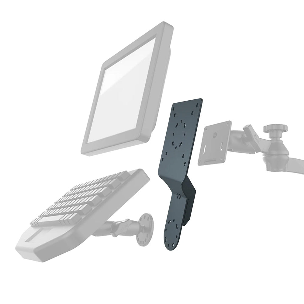 RAM Mount RAM Standard Heavy Duty Accessory/Display Bracket [RAM-DIS-103-1AU] - Houseboatparts.com