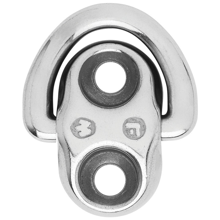Wichard Folding Pad Eye - 6mm Diameter (15/64") - 2 Fixed Holes [6684] - Houseboatparts.com