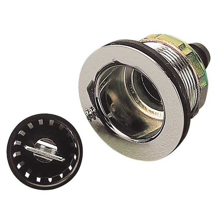 Sea-Dog Sink Drain w/Strainer f/2" Openings - 5/8" Barb [517526-1] - Houseboatparts.com