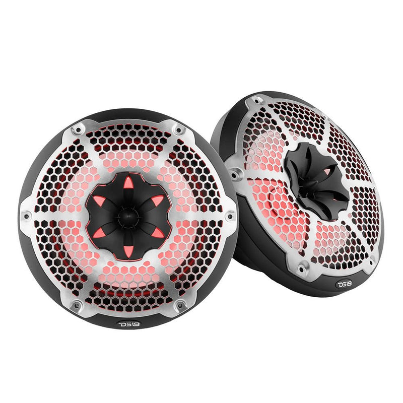 DS18 HYDRO 10" 2-Way Speakers w/Bullet Tweeter Integrated RGB LED Lights - Black [NXL-10M/BK] - Houseboatparts.com