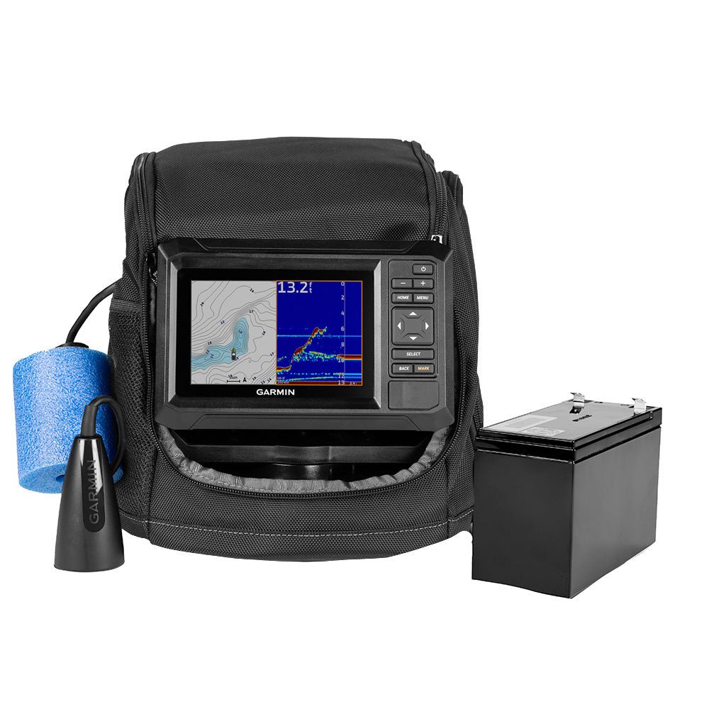 Garmin ECHOMAP UHD2 Keyed 5" cv Ice Fishing Bundle w/ECHOMAP UHD2 53cv Dual Beam - IF Transducer [010 - 02590 - 35] - Houseboatparts.com