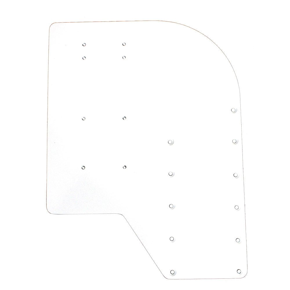 Sea Brackets Small Offset Trolling Motor Plate [SEA2306] - Houseboatparts.com