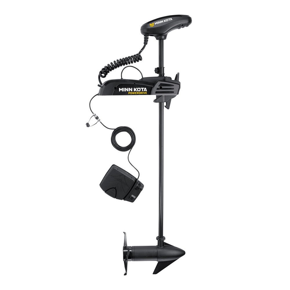 Minn Kota Pontoon PowerDrive 55 Trolling Motor w/Foot Pedal - 12V - 55LB - 48" [1358455] - Houseboatparts.com