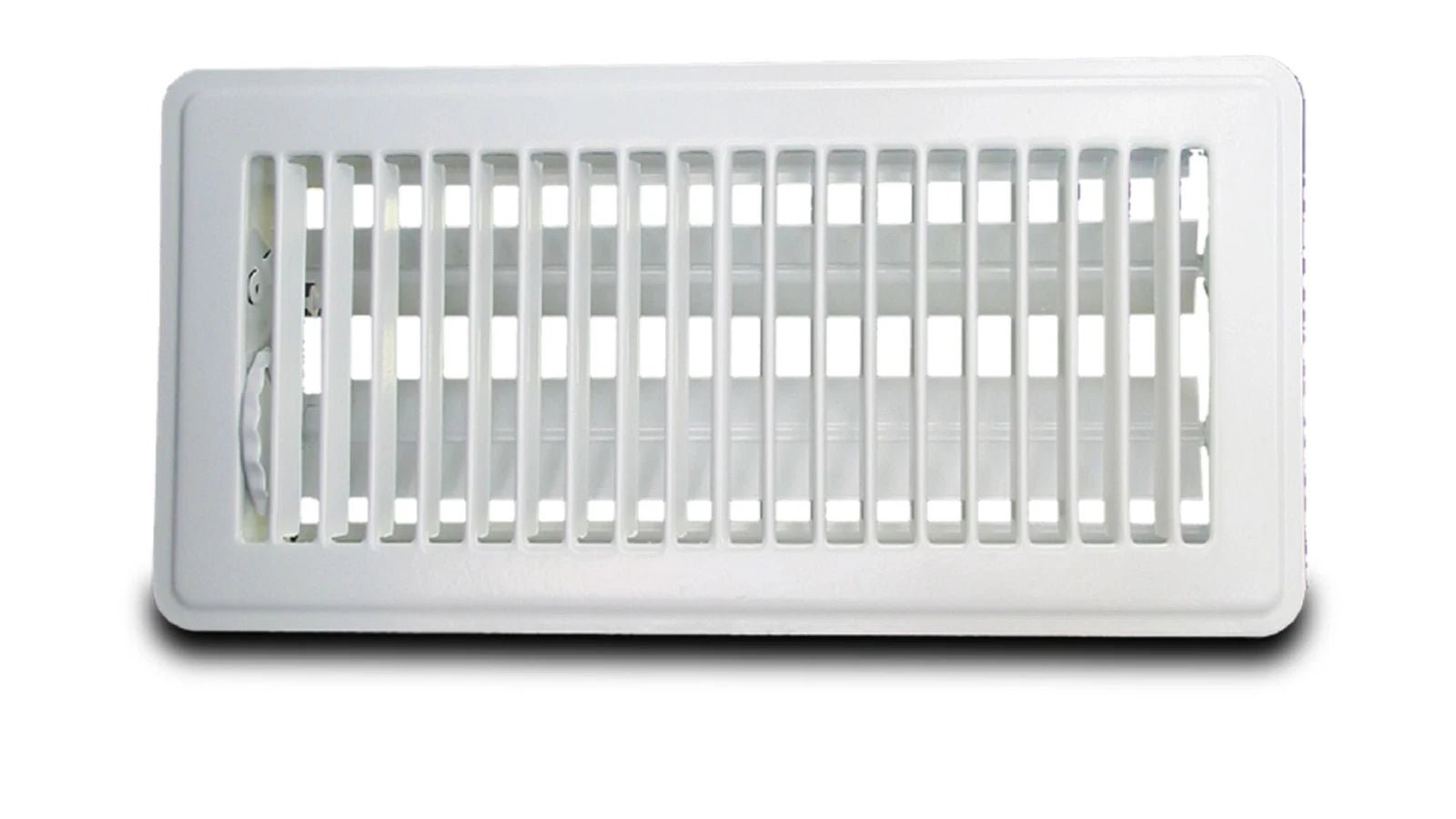 Metal Fab MFFR414W 4" x 14" Stamped Floor Register White - Houseboatparts.com