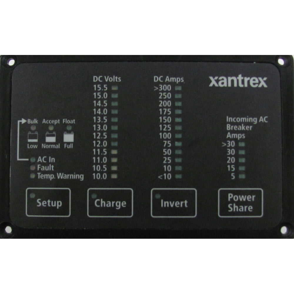 Xantrex Heart FDM-12-25 Remote Panel, Battery Status & Freedom Inverter/Charger Remote Control [84-2056-01] - Houseboatparts.com