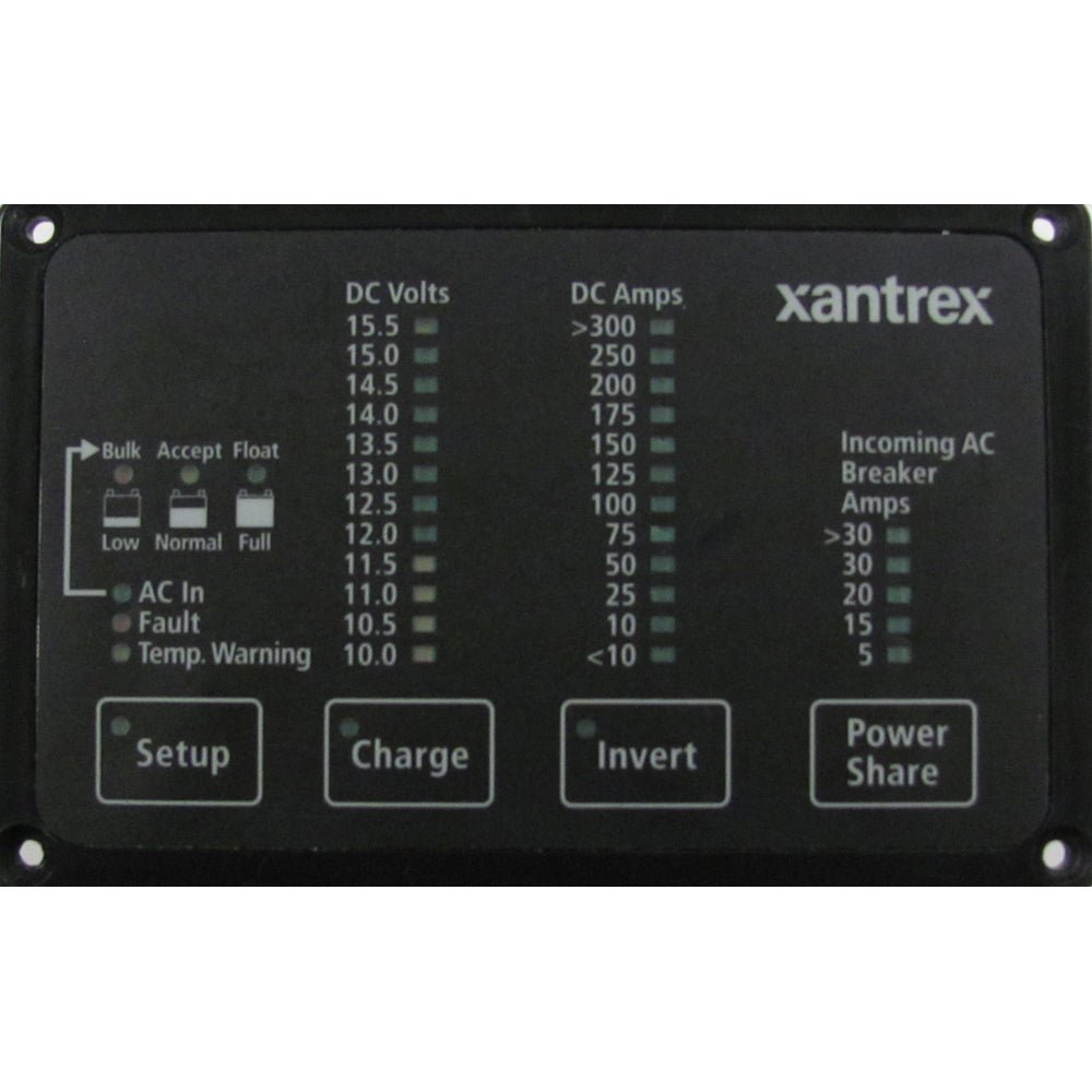Xantrex Heart FDM - 12 - 25 Remote Panel, Battery Status & Freedom Inverter/Charger Remote Control [84 - 2056 - 01] - Houseboatparts.com