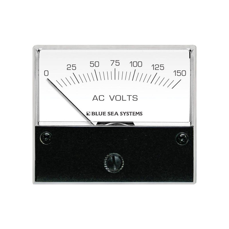 Blue Sea 9353 AC Analog Voltmeter 0-150V AC [9353] - Houseboatparts.com