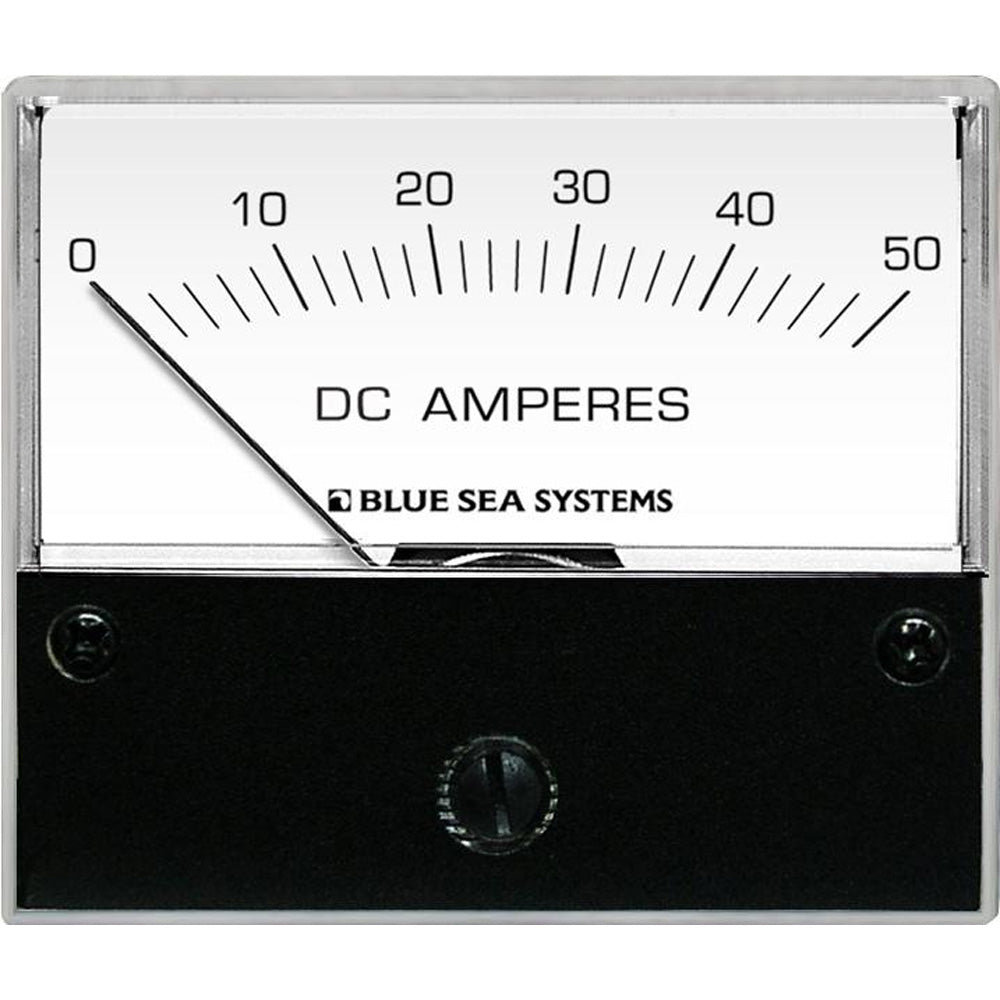 Blue Sea 8022 DC Analog Ammeter - 2-3/4 Face, 0-50 AMP DC [8022] - Houseboatparts.com