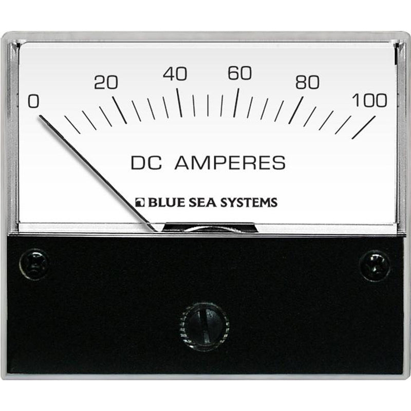 Blue Sea 8017 DC Analog Ammeter - 2-3/4" Face, 0-100 Amperes DC [8017] - Houseboatparts.com
