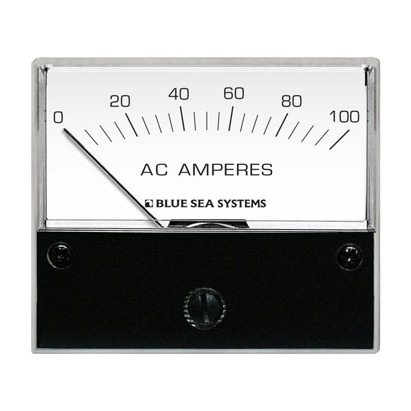 Blue Sea 8258 AC Analog Ammeter - 2-3/4" Face, 0-100 Amperes AC [8258] - Houseboatparts.com