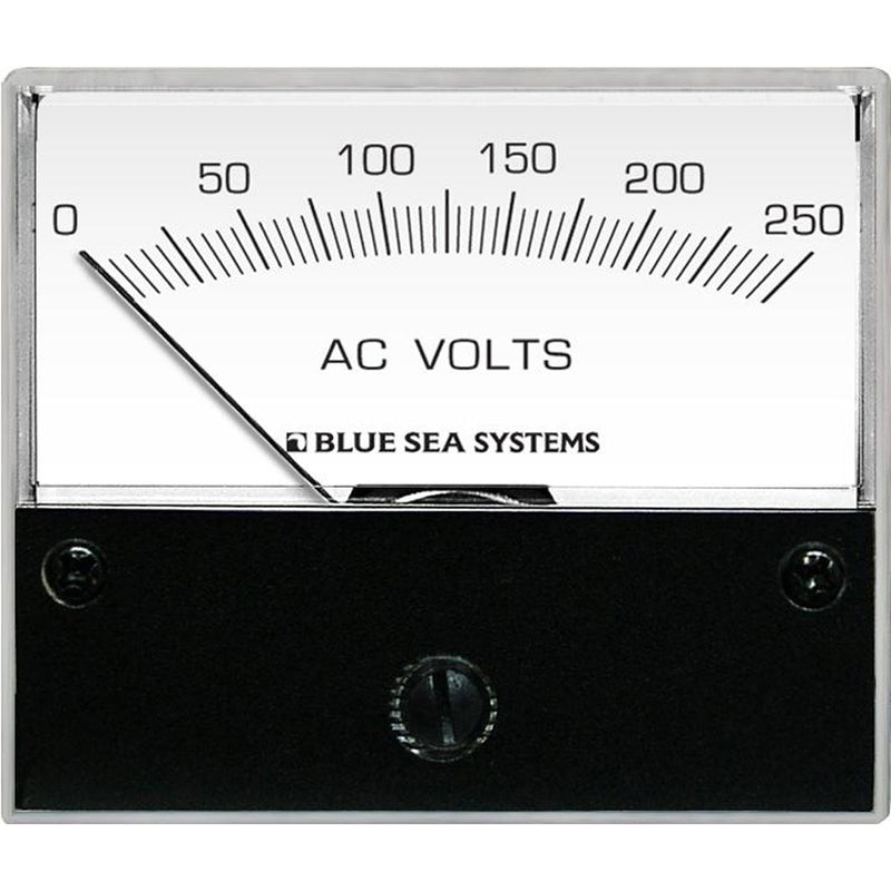 Blue Sea 9354 AC Analog Voltmeter 0-250 Volts AC [9354] - Houseboatparts.com