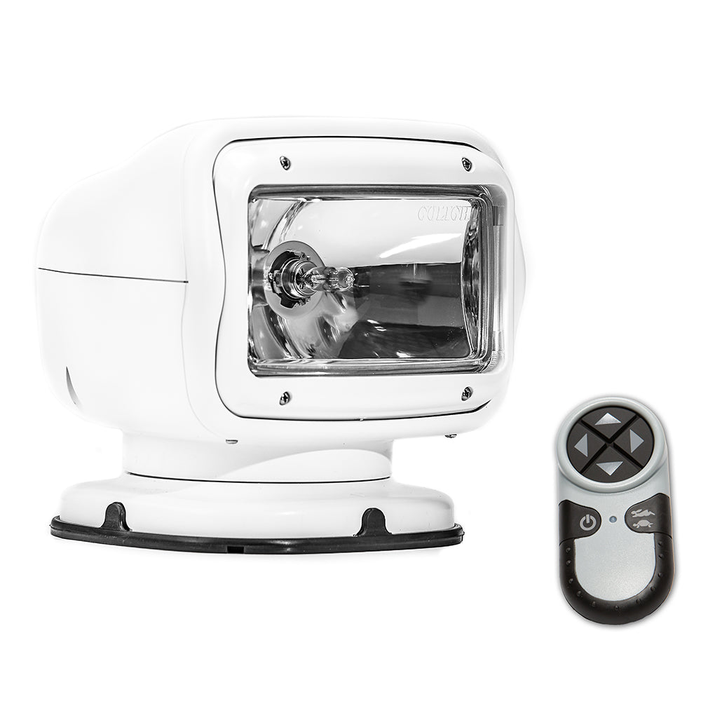 GOLight Radioray GT Series Permanent Mount - White Halogen - Wireless Handheld Remote - Houseboatparts.com