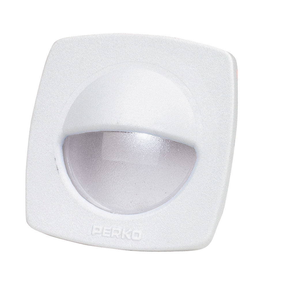 Perko LED Utility Light w/Snap-On Front Cover - White [1074DP2WHT] - Houseboatparts.com