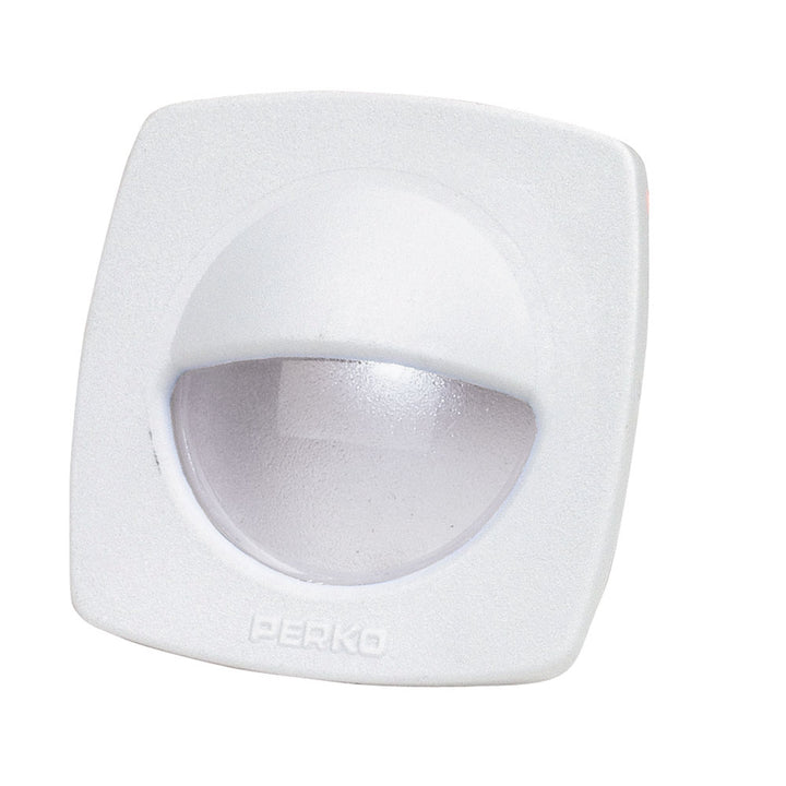 Perko LED Utility Light w/Snap-On Front Cover - White [1074DP2WHT] - Houseboatparts.com