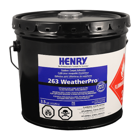 Henry 263 Weatherpro Premium Outdoor Carpet Glue (3.5 Gal) - Houseboatparts.com