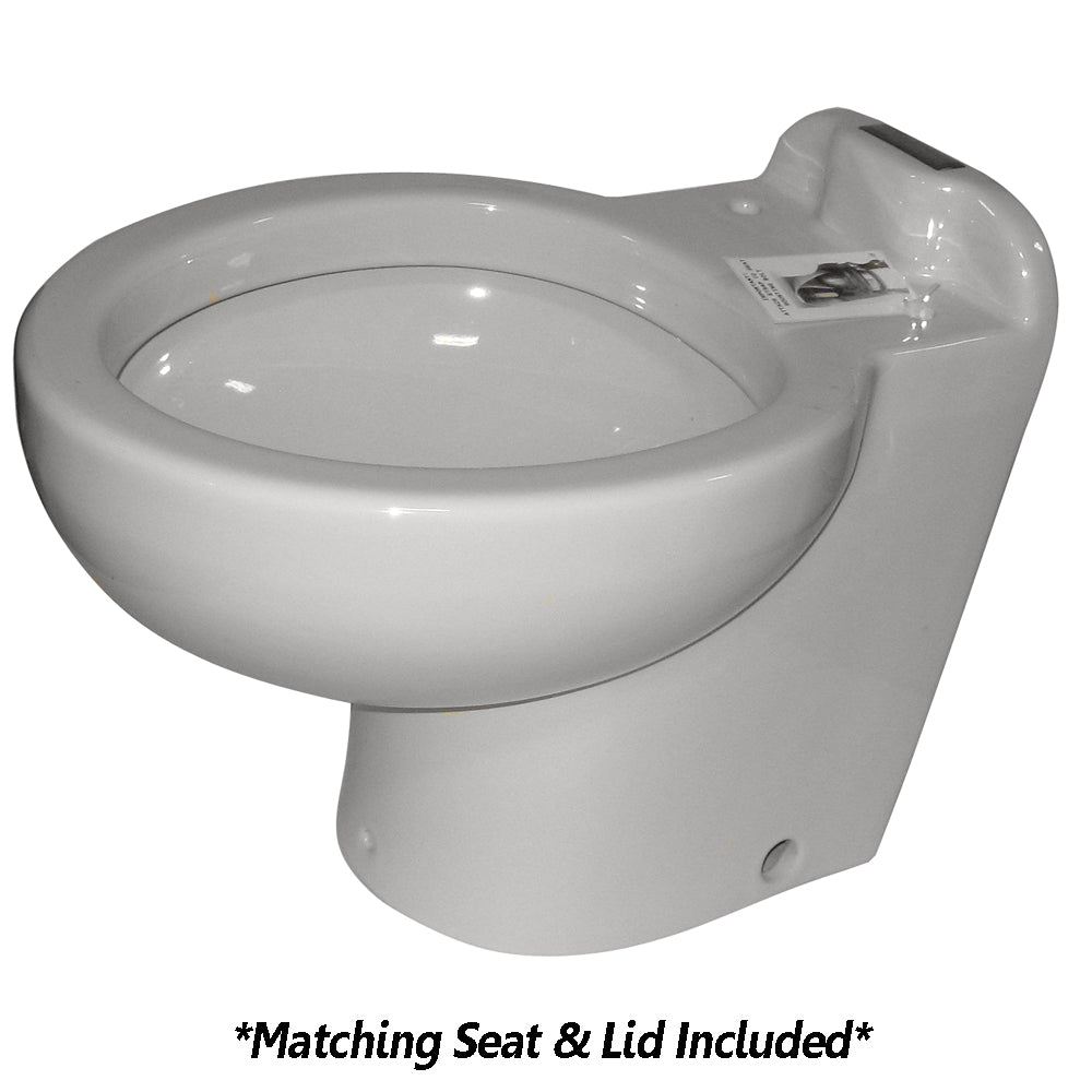 Raritan Marine Elegance - Household Style - White - Fresh or Saltwater - Smart Toilet Control - 12v [220HS012] - Houseboatparts.com