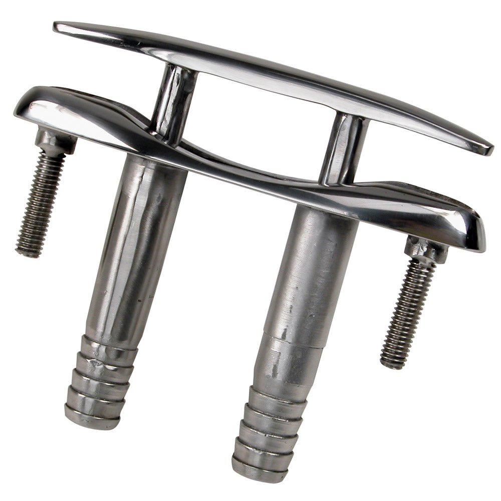 Whitecap E - Z Push Up Stainless Steel Cleat - 6" [6809] - Houseboatparts.com