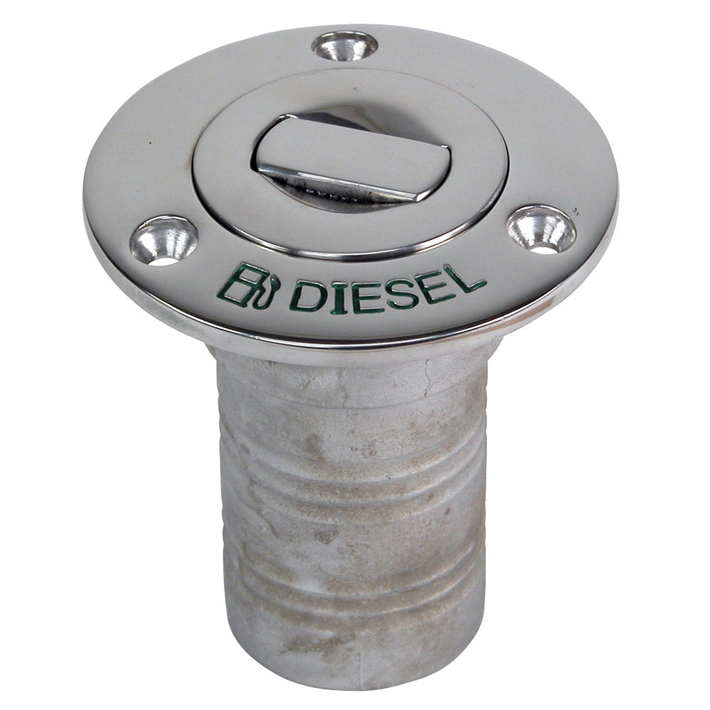 Whitecap Bluewater Push Up Deck Fill - 1-1/2" Hose - Diesel [6994CBLUE] - Houseboatparts.com