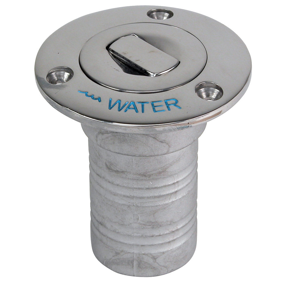 Whitecap Bluewater Push Up Deck Fill - 1-1/2" Hose - Water [6995CBLUE] - Houseboatparts.com