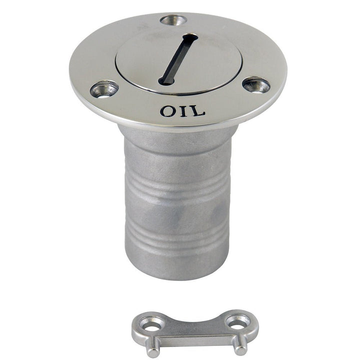 Whitecap Hose Deck Fill - 1 - 1/2" Hose - Oil [6129C] - Houseboatparts.com