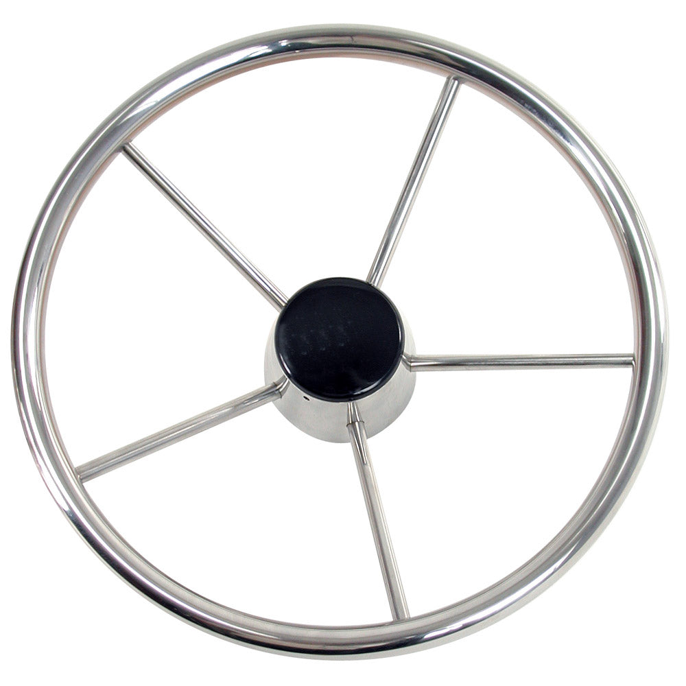 Whitecap Destroyer Steering Wheel - 13-1/2" Diameter [S-9001B] - Houseboatparts.com