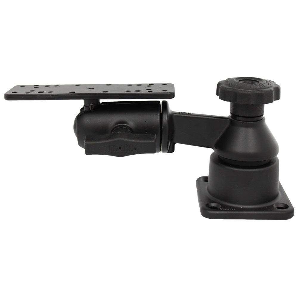 RAM Mount Horizontal Single Arm Ball Mount - Gimbal Bracket [RAM-109HSB] - Houseboatparts.com