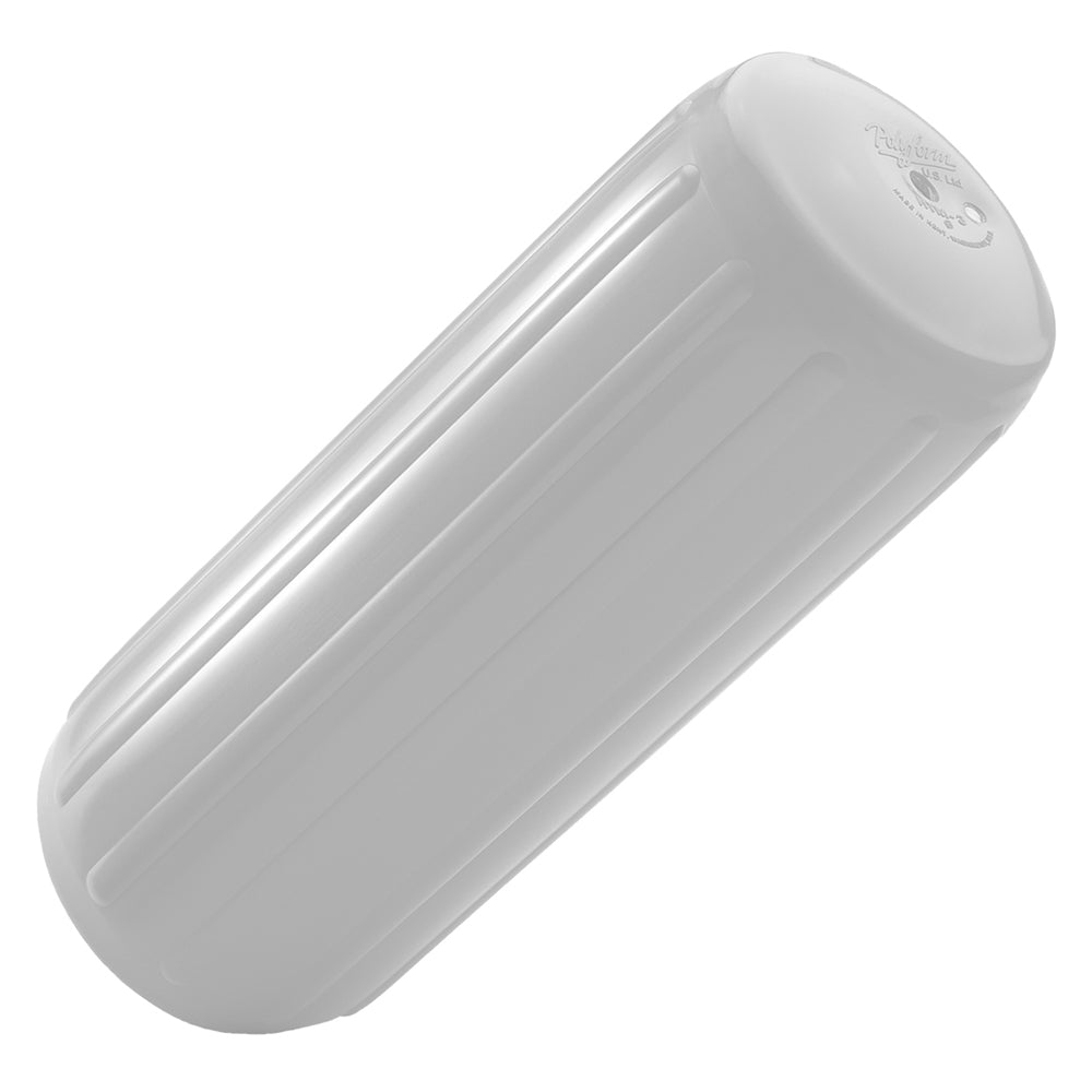 Polyform HTM-2 Hole Through Middle Fender 8 x 20 - White [HTM-2-WHITEWO] - Houseboatparts.com