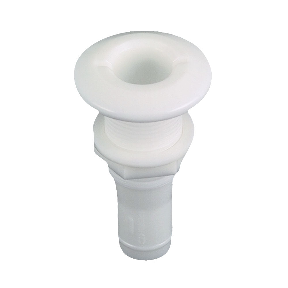 Perko 1/2" Thru-Hull Fitting f/ Hose Plastic MADE IN THE USA [0328DP4] - Houseboatparts.com