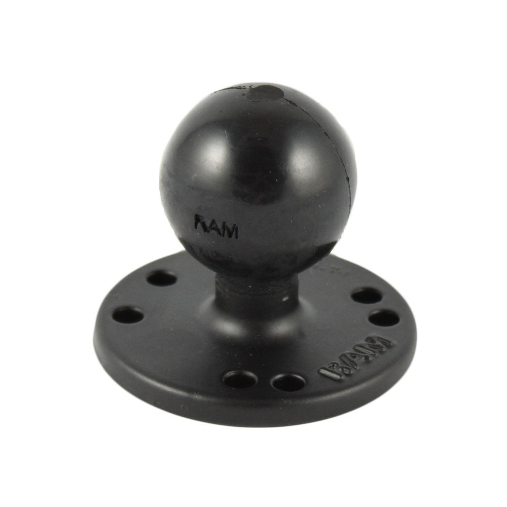 RAM Mount 2-1/2" Diameter Base w/1.5" Ball [RAM-202U] - Houseboatparts.com