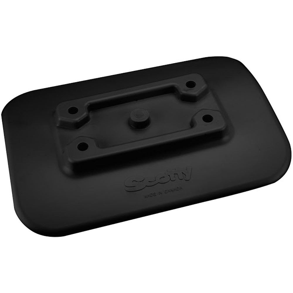Scotty 341-BK Glue-On Mount Pad f/Inflatable Boats - Black [341-BK] - Houseboatparts.com