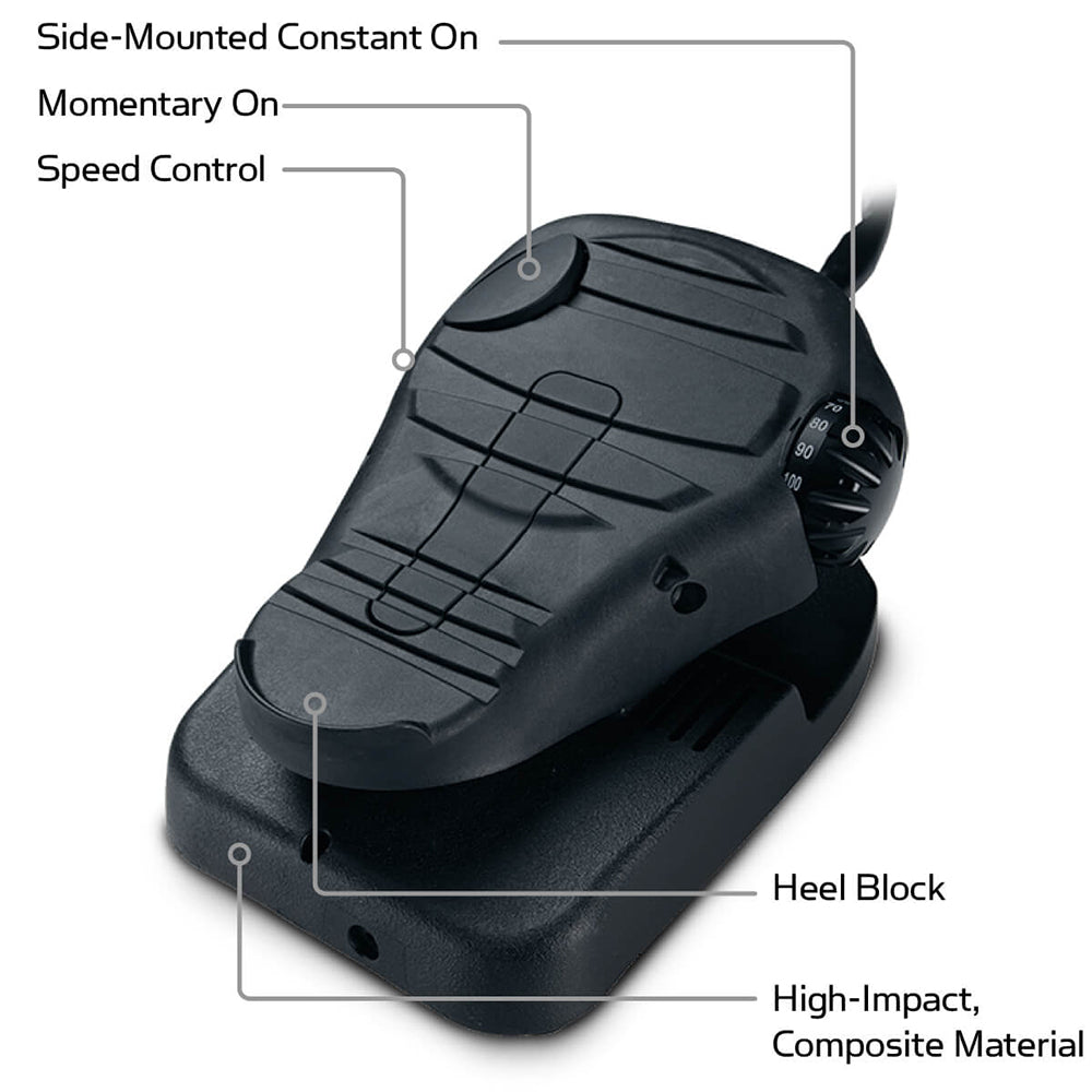 Minn Kota Edge 55 - Latch Door - Foot Control - 12V-55lb-52" [1355957] - Houseboatparts.com
