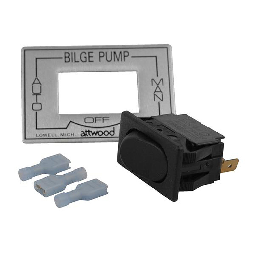 Attwood 3-Way Auto/Off/Manual Bilge Pump Switch [7615A3] - Houseboatparts.com