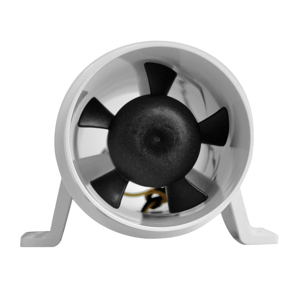 Attwood Turbo 3000 Series Water-Resitant, In-Line Blower - 12V - White [1733-4] - Houseboatparts.com
