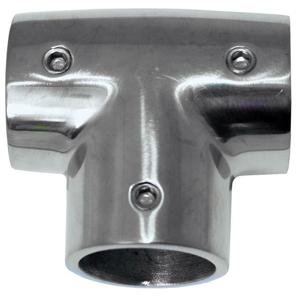 Whitecap " O.D. 90 Degree SS Tee Fitting [6043C] - Houseboatparts.com