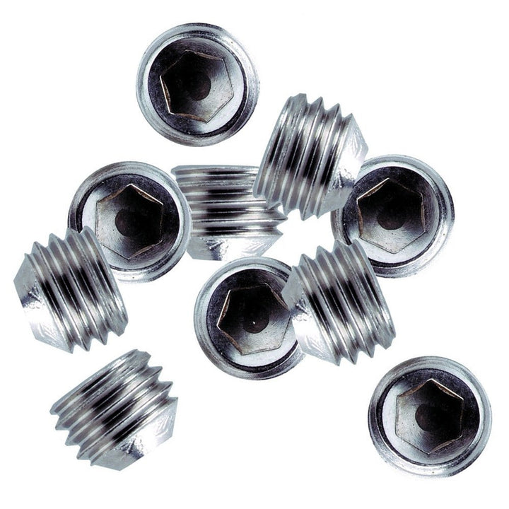 Whitecap 1/4" - 28 Thread SS Set Screws - 10 Pack [6249C] - Houseboatparts.com