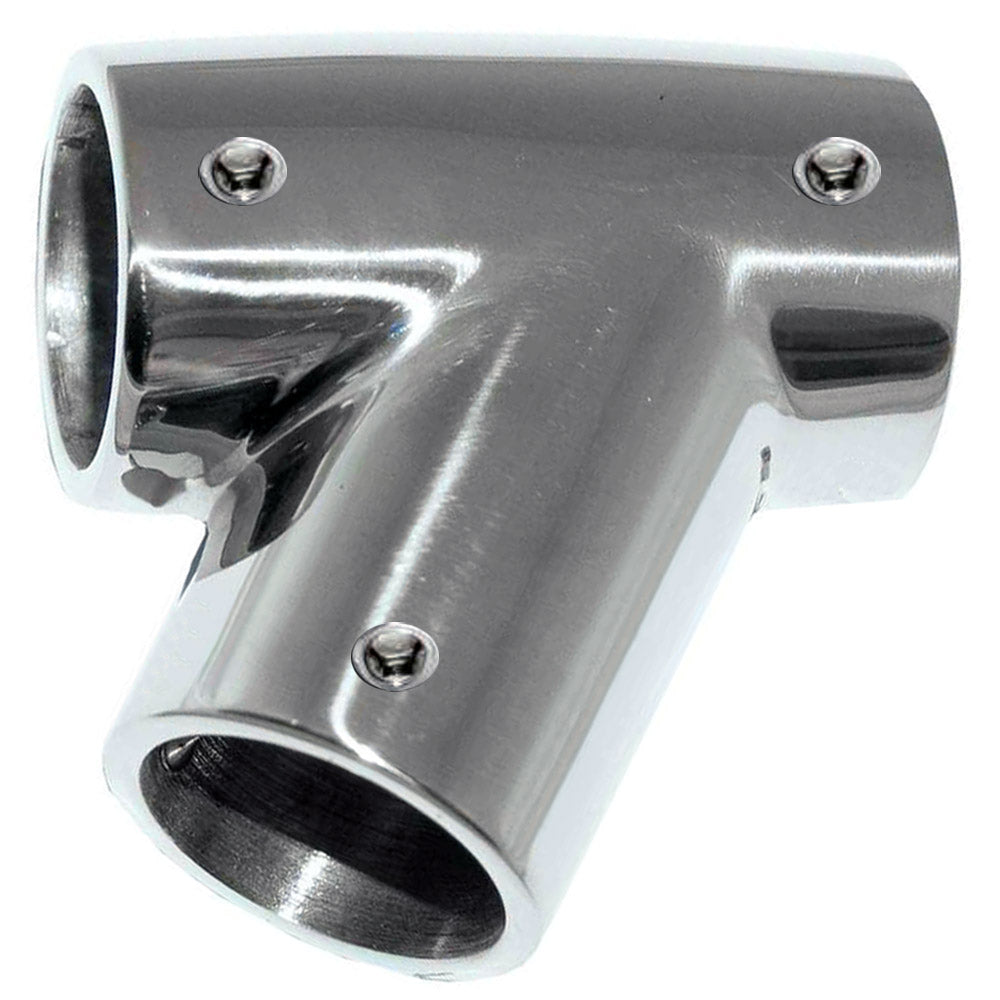 Whitecap " O.D. 60 Degree SS Tee - Left [6044C] - Houseboatparts.com