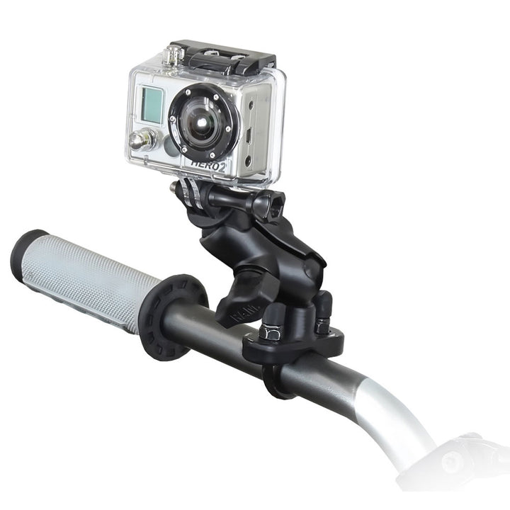 RAM Mount GoPro Hero Short Arm Handlebar Rail Mount [RAM-B-149Z-A-GOP1U] - Houseboatparts.com