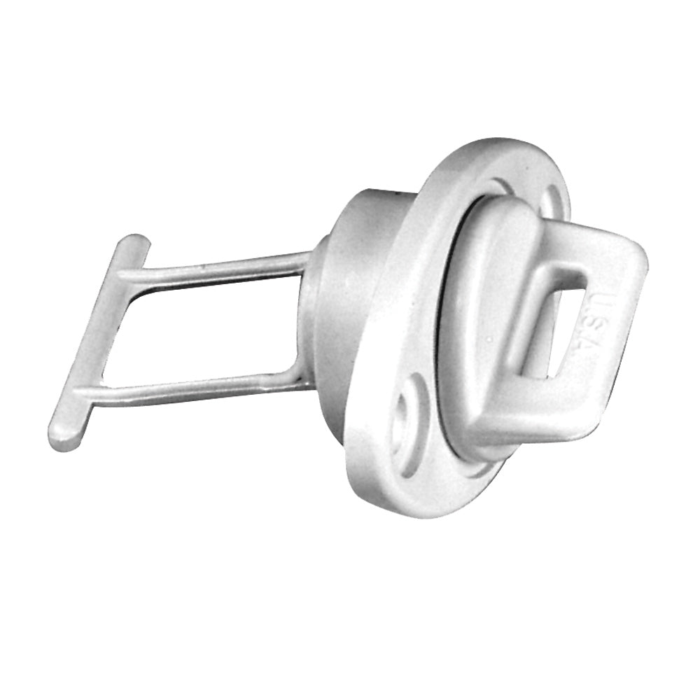 Beckson 1" Drain Plug Screw Type w/Gasket - White [DP10-W] - Houseboatparts.com