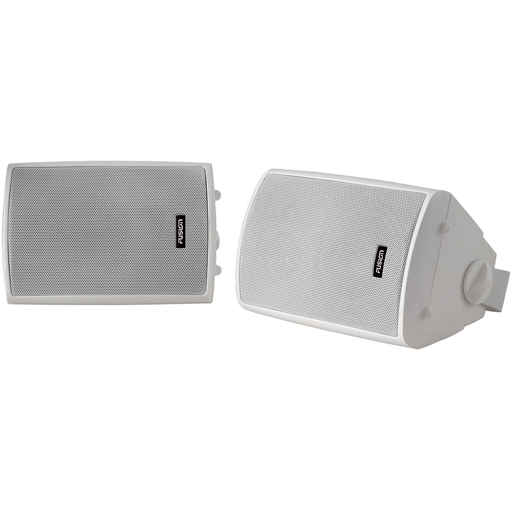 Fusion 4" Compact Marine Box Speakers - (Pair) White [MS-OS420] - Houseboatparts.com